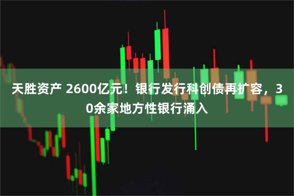 天胜资产 2600亿元！银行发行科创债再扩容，30余家地方性银行涌入