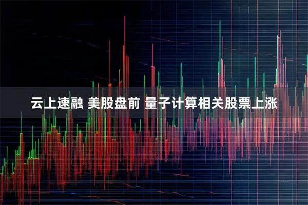 云上速融 美股盘前 量子计算相关股票上涨
